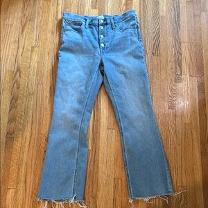 JCrew button up denim pants size 30t